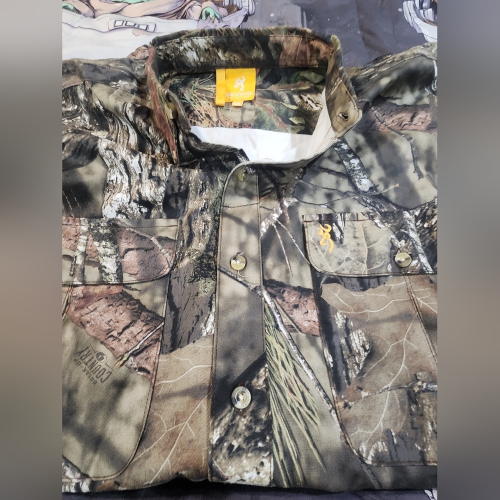 BROWNING - Mossy Oak Hunting Long Sleeve Shirt, Shacket